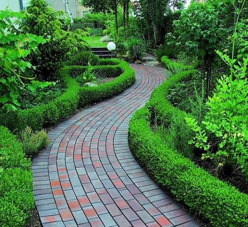 36 čudovitih idej o opečnih poteh za oblikovanje vrta