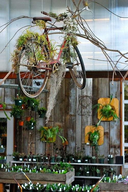 22 необичне идеје за садилице за бицикле за вашу башту или у покрету