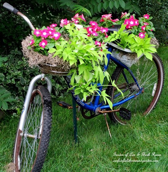 10+ DIY ideje za sadilnike za kolesa (poceni, a polne ustvarjalnosti)