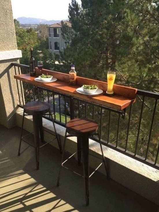 6 nápadů na DIY bar pro balkon