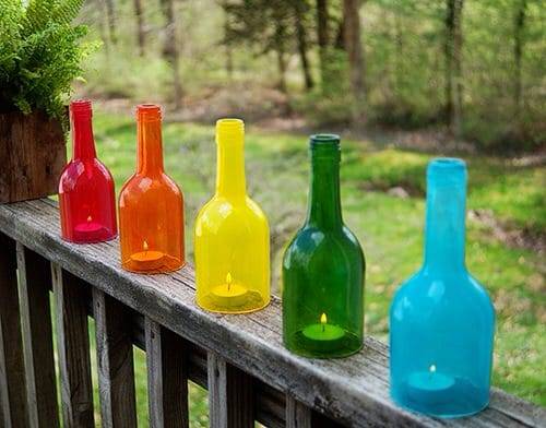 38 nápadů na zahradu z DIY lahví na víno